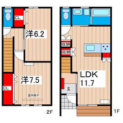 クランメール久慈Ⅱの物件間取画像